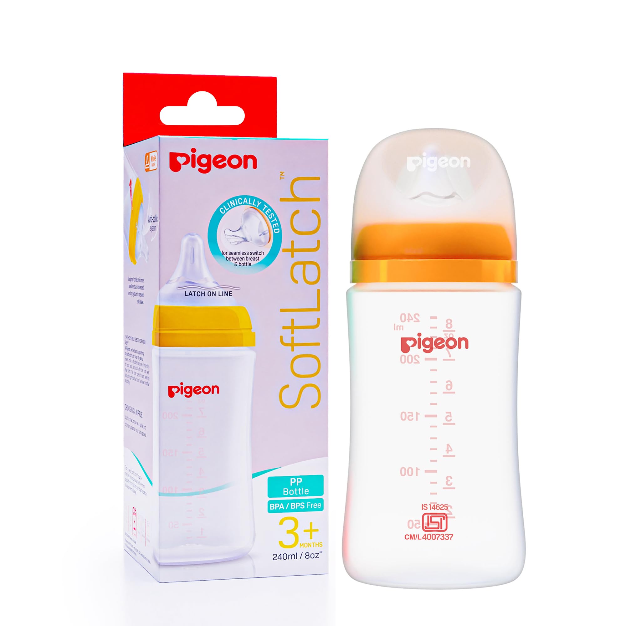 Pigeon SofTouch Bottle 140ml (Newborn Pack of 2)