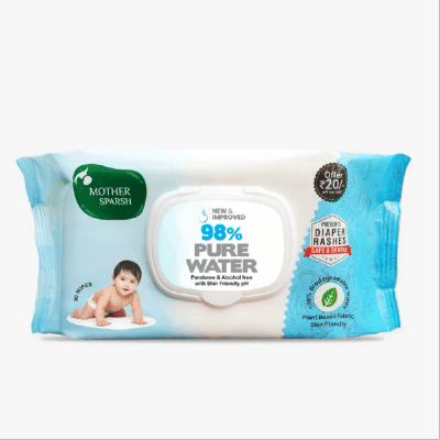 Mother Sparsh Water Wipes - 98% Water — buy on Amazon India