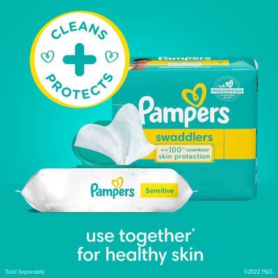 Pampers Swaddlers Wipes (Blue Pack) — buy on Amazon India