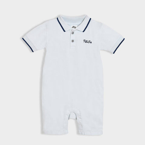 Miarcus Cotton Ribbed Envelope Neck Romper