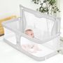 Babyangel Co-sleeper Bedside Crib with Firm Mattress