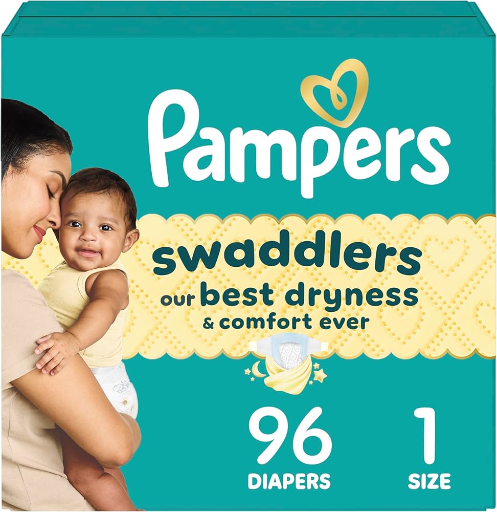 Pampers Swaddlers Diapers (Size 3, 58-count)