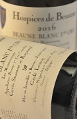 Beaune blanc Hospices de Beaune 2016