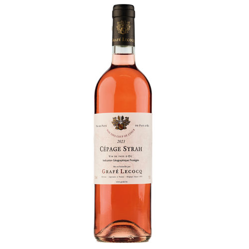 Syrah Rosé, IGP Vin de Pays d'Oc 2023