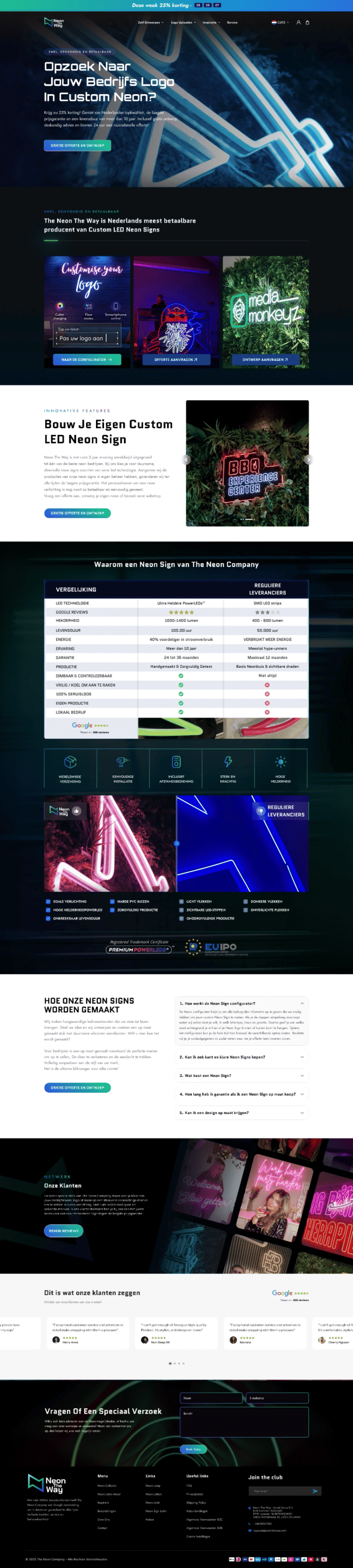 neon way showcase