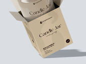 Candle Jar Mockup Flying View Preview 4