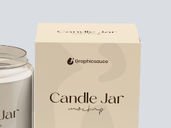 Candle Jar Mockup Front View Preview 4