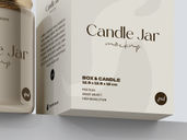 Candle Jar Mockup Low Angle View Preview 4