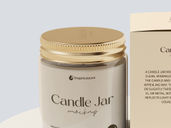 Candle Jar Mockup Side View Preview 3