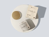 Candle Jar Mockup Top View Preview 1