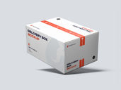 Delivery Box Mockup Flying View Preview 1