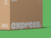 Delivery Box Mockup Half Side View Preview 5