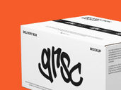 Delivery Box Mockup Isometric Preview 5