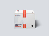 Delivery Box Mockup Side View Preview 1