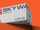 Delivery Box Mockup Low Angle View Preview 5