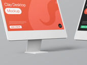 Desktop Clay Mockup Stack It Preview 3