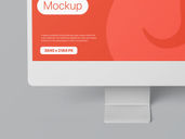 Desktop Clay Mockup Top View Preview 3