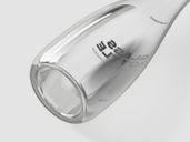 Glass Bottle Mockup Back Half Side View Preview 4