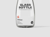 Glass Bottle Mockup Front View Preview 4