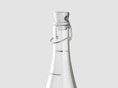 Glass Bottle Mockup Half Side View Preview 3