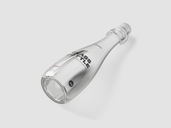 Glass Bottle Mockup Isometric View Preview 1