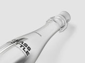 Glass Bottle Mockup Isometric View Preview 3