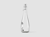 Glass Bottle Mockup Side View Preview 1
