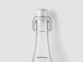 Glass Bottle Mockup Top View Preview 3