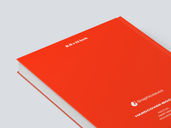 Hard Cover Book Mockup Back Half Side View Preview 3