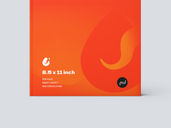 Hard Cover Book Mockup Front View Preview 4