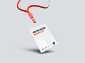 Id Badge Flying View 1