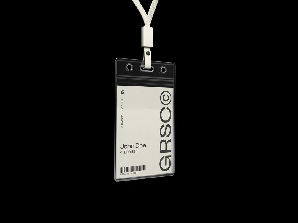 Id Badge Half Side View 2