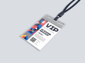 Id Badge Isometric View 3