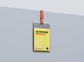 Id Badge Low Angle View 1