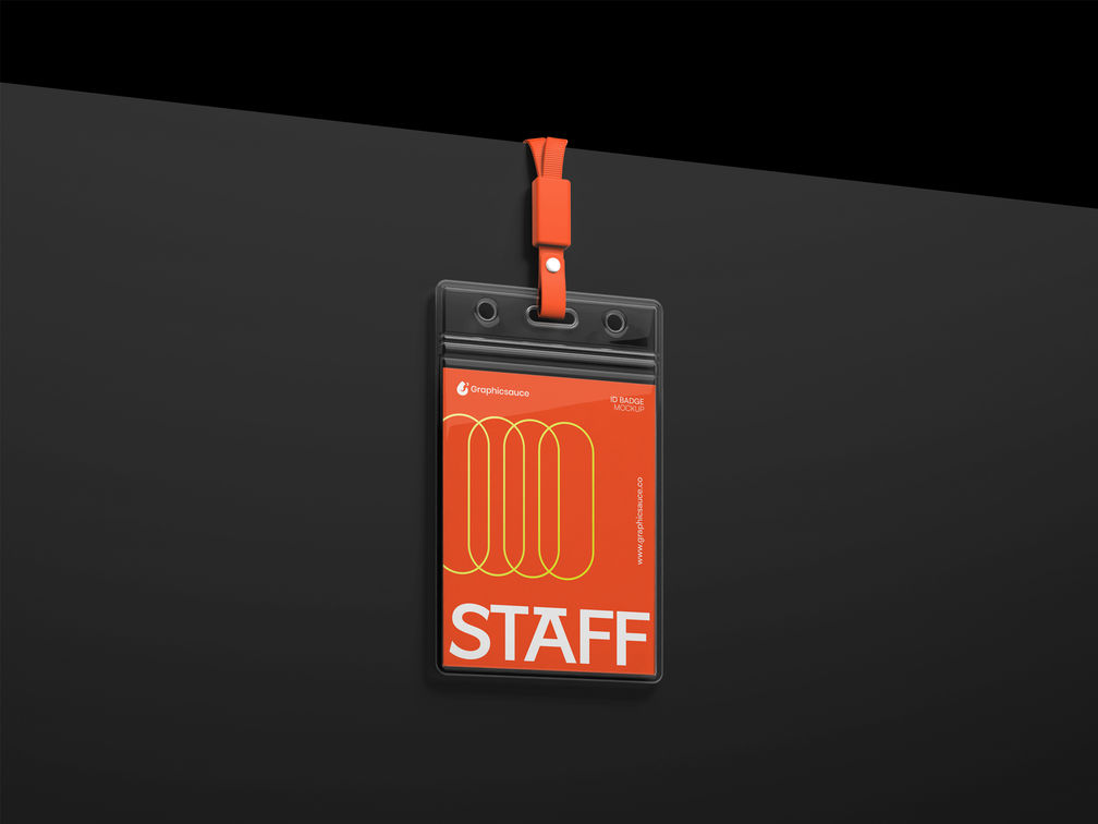 Id Badge Low Angle View 2