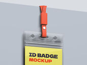 Id Badge Low Angle View 4