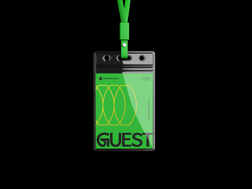 Id Badge Top View 2