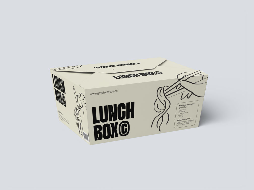 Lunch Box Back Half Side View 2