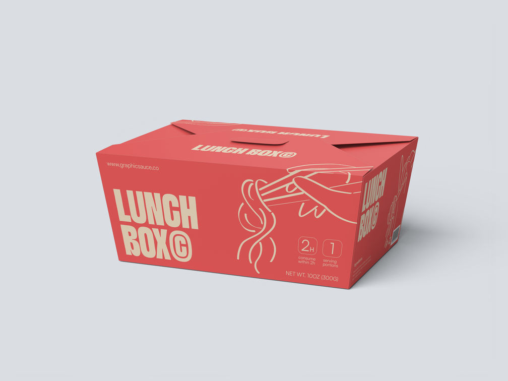 Lunch Box Half Side View 2