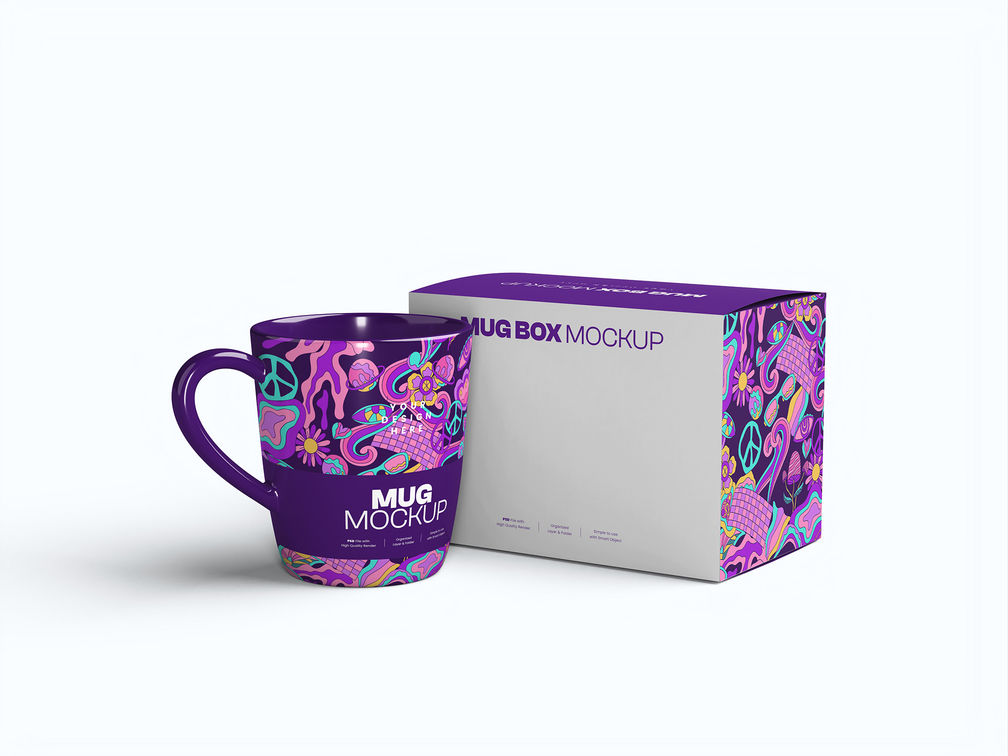 Mug With Box Back Half Side Preview 2