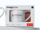 Mug With Box Low Angle View Preview 4