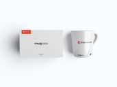 Mug With Box Top View Preview 1
