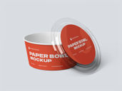 Paper Bowl Half Side View 1