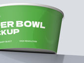 Paper Bowl Low Angle View 4