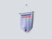 Pennant Flag Half Side View Preview 1
