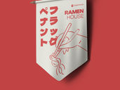 Pennant Flag Half Side View Preview 5