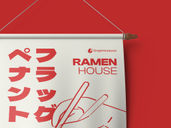 Pennant Flag Low Angle View Preview 4