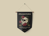 Pennant Flag Mockup Front View Preview 3
