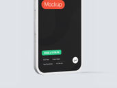 Phone Clay Mockup Half Side View Preview 4