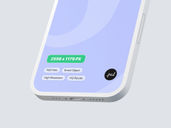Phone Clay Mockup Low Angle View Preview 4